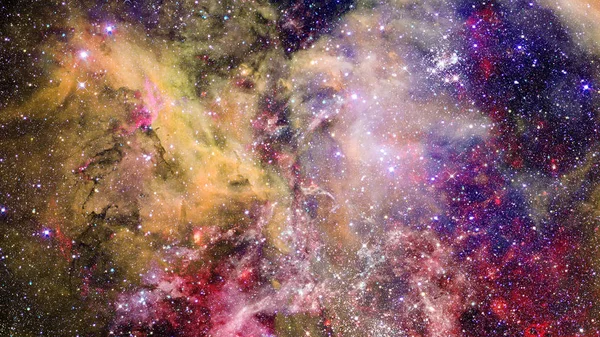 Éjszakai Égbolt Csillagokkal Ködökkel Kép Elemeit Nasa Bocsátotta Rendelkezésre — Stock Fotó