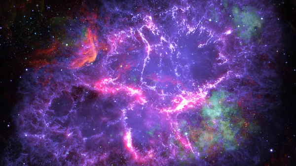 星空の深い宇宙空間 星雲と銀河 — ストック写真