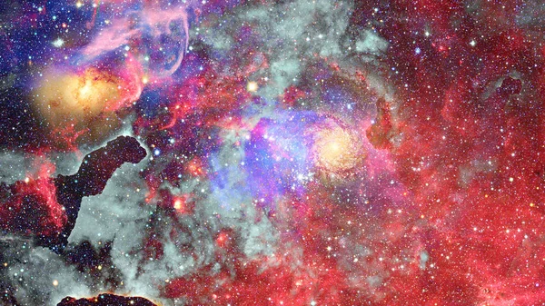 星云和外层空间的恒星 美国航天局提供的这一图像的要素 — 图库照片