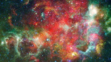 Bulutsusu ve derin uzay, gizemli evren yıldızlarda. Nasa tarafından döşenmiş bu görüntü unsurları