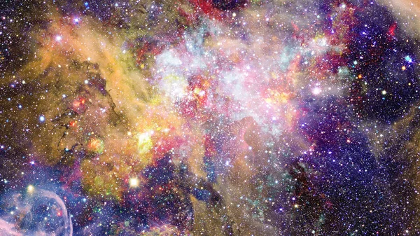 Bulutsusu Renkli Bulutlarda Hubble Uzay Teleskobu Kombine Versiyonu Nasa Tarafından — Stok fotoğraf