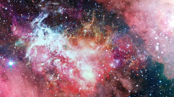 Galax Och Nebulosa Delar Denna Bild Tillhandahålls Nasa — Stockfoto