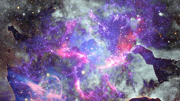 Туманність Космосі Елементи Цього Зображення Мебльовані — стокове фото