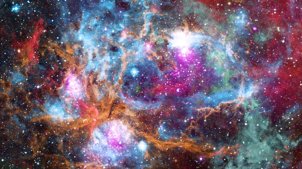 กาแล และเนบ วลา นหล งอวกาศแบบนามธรรม องค ประกอบของภาพน ตกแต งโดยนาซ — ภาพถ่ายสต็อก
