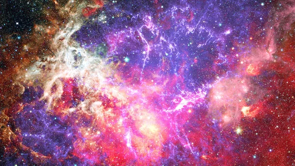 星系和星云 抽象空间背景 此图像装备由美国航空航天局的元素 — 图库照片