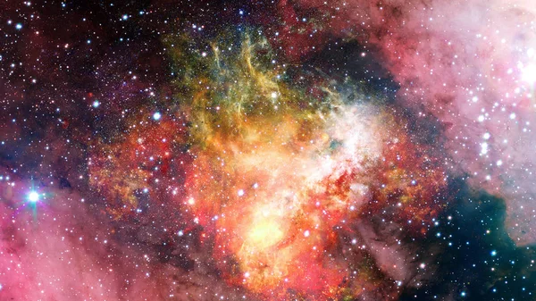 Nebula Och Stjärnor Rymden Mystiska Universum Delar Denna Bild Från — Stockfoto