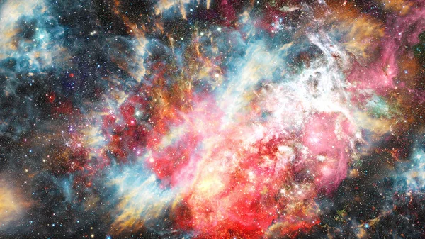 Mlhovina a galaxie ve vesmíru. Prvky tohoto snímku poskytla NASA. — Stock fotografie