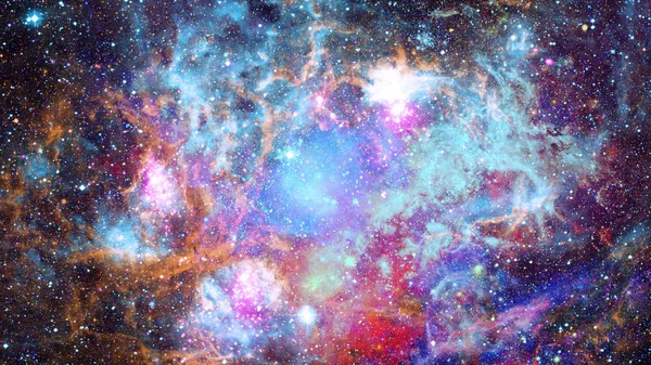 Vacker nebulosa och galax. Delar av denna bild tillhandahålls av NASA — Stockfoto