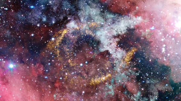 Звезды и галактики туманности глубокого космоса. Элементы этого изображения предоставлены НАСА. — стоковое фото