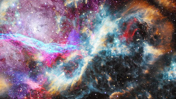 Туманність Галактики Темному Просторі Елементи Цього Зображення Надані Наса — стокове фото