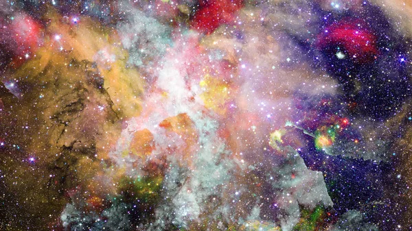 Sternenfeld Und Nebel Weltall Viele Lichtjahre Von Der Erde Entfernt — Stockfoto