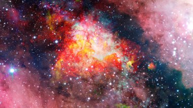 Evrendeki sonsuz uzay alanının küçük bir parçası. Bu görüntünün elementleri NASA tarafından desteklenmektedir.