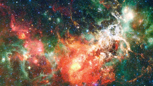 Derin Uzayda Nebula Yıldızlar Görüntünün Elementleri Nasa Tarafından Desteklenmektedir — Stok fotoğraf