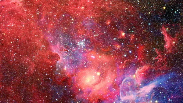 Nebula Yıldızlar Uzayda Görüntünün Elementleri Nasa Tarafından Desteklenmektedir — Stok fotoğraf