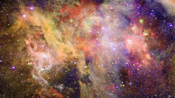 Espace Lointain Étoilé Nébuleuse Galaxie — Photo