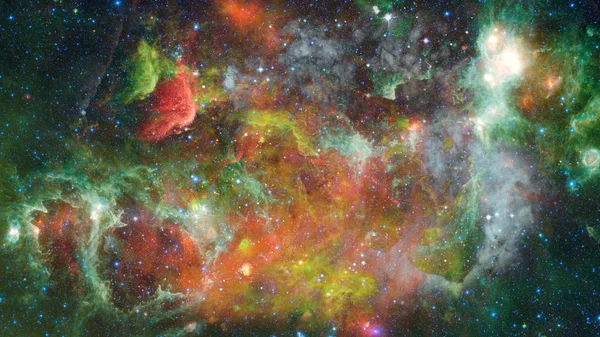 太空中的星云和星系美国航天局提供的这一图像的要素 — 图库照片