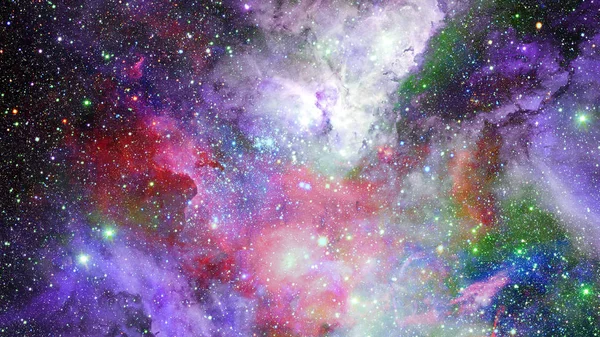 Nebulosa Color Cúmulo Abierto Estrellas Universo Elementos Esta Imagen Proporcionados — Foto de Stock