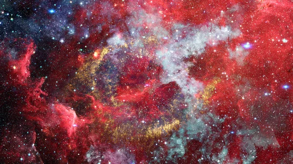Deep Space Többszínű Köd Csillagok Galaxisok Kép Nasa Berendezett Elemei — Stock Fotó