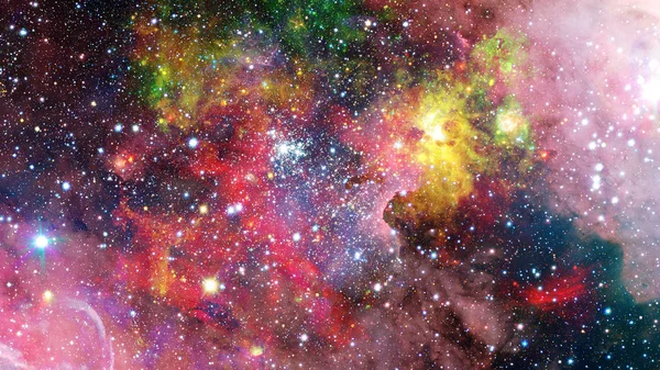 Colorful Nebulas Galaxies Stars Deep Space Elements Image Furnished Nasa — Stock Photo, Image
