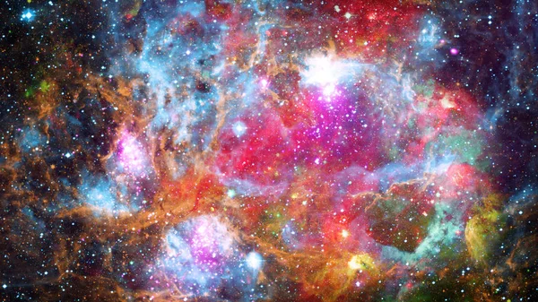 Nebula Och Stjärnor Rymden Mystiska Universum Delar Denna Bild Från — Stockfoto
