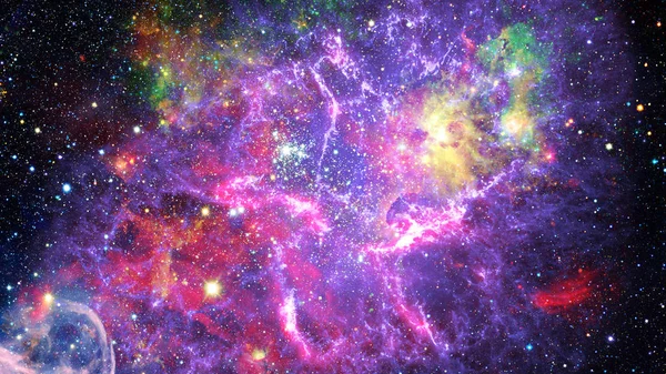 Nebulosas Coloridas Galáxias Estrelas Espaço Profundo Elementos Desta Imagem Fornecidos — Fotografia de Stock