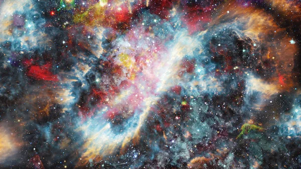 Bulutsunun Parlak Büyük Yıldızlar Grubudur Nasa Tarafından Döşenmiş Görüntü Unsurları — Stok fotoğraf