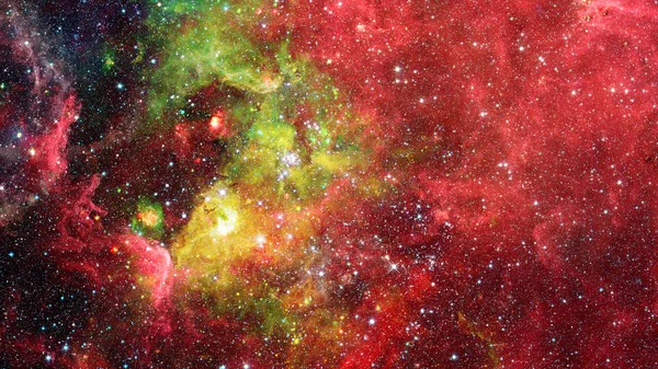 Abstract Bright Colorful Universe Nebula Night Starry Sky Rainbow Colors — Stock Photo, Image