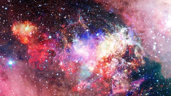 Derin Uzayda Nebula Yıldızlar Görüntünün Elementleri Nasa Tarafından Desteklenmektedir — Stok fotoğraf