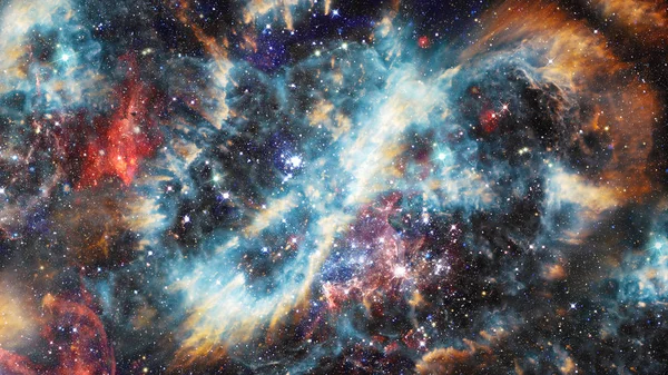Kozmik Gökada Bulutsusu Stardust Parlak Parlayan Yıldızlar Arka Plan Nasa — Stok fotoğraf
