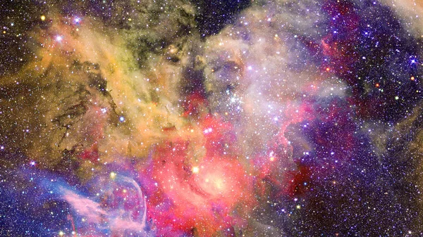 Nebula Yıldızlar Uzayda Görüntünün Elementleri Nasa Tarafından Desteklenmektedir — Stok fotoğraf