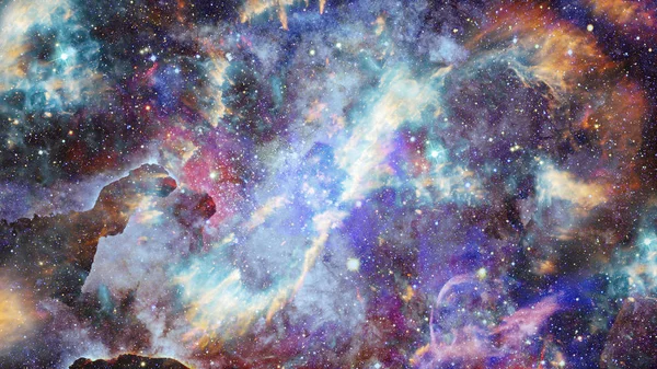 Beautiful Nebula Galaxy Elements Image Furnished Nasa — Stock Photo, Image