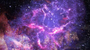 Evren yıldız, Bulutsusu ve galaxy ile dolu. Nasa tarafından döşenmiş bu görüntü unsurları.