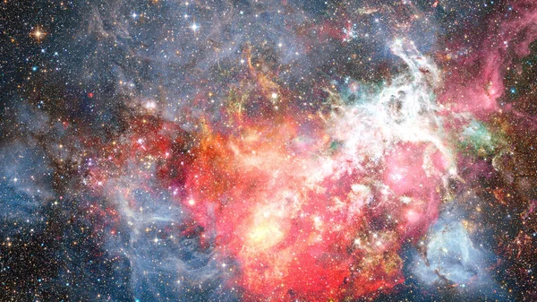 Nebula Galaksiler Uzayda Görüntünün Elementleri Nasa Tarafından Desteklenmektedir — Stok fotoğraf