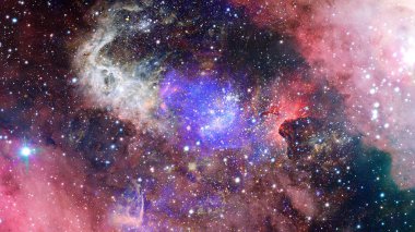 Bulutsusu ve derin uzay, gizemli evren yıldızlarda. Nasa tarafından döşenmiş bu görüntü unsurları