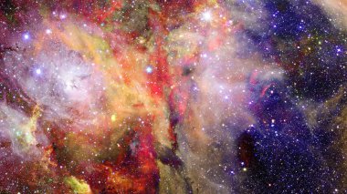 Evren yıldız, Bulutsusu ve galaxy ile dolu. Nasa tarafından döşenmiş bu görüntü unsurları.