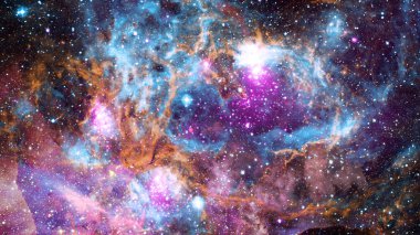 Evren yıldız, Bulutsusu ve galaxy ile dolu. Nasa tarafından döşenmiş bu görüntü unsurları.