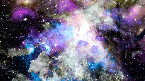 Ster Veld Nevel Deep Space Vele Lichtjaren Ver Van Planeet — Stockfoto