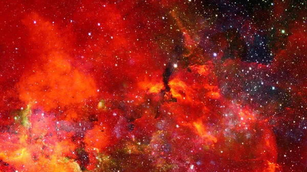 어두운 우주에 성운과 은하입니다 Nasa 이형상의 요소들 — 스톡 사진