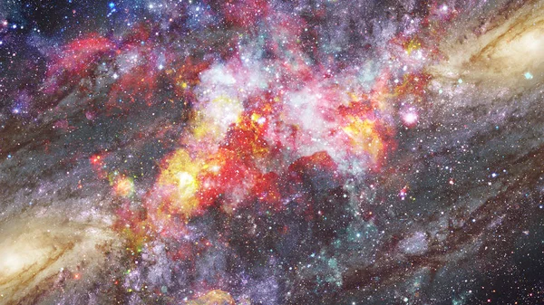 Supernova Explosión Nebulosa Estrella Brillante Galaxia Distante Fuegos Artificiales Año — Foto de Stock