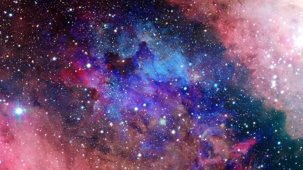 Galaksi ve nebula. Bu görüntünün elementleri NASA tarafından desteklenmektedir