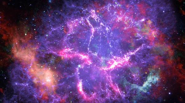 Изображение Туманности Открытом Космосе Элементы Этого Изображения Предоставлены Наса — стоковое фото