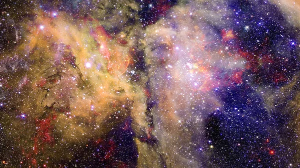 Гигантская Светящаяся Туманность Космический Фон Красной Туманностью Звездами Элементы Этого — стоковое фото