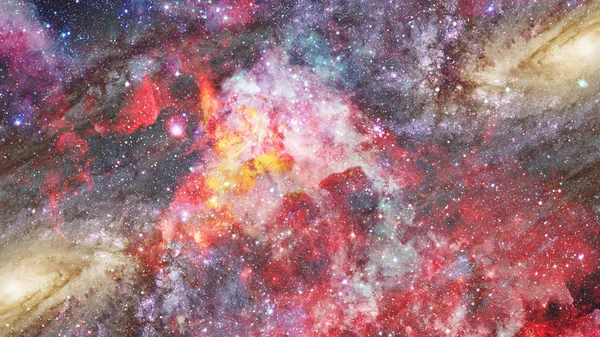 Composition of nebulae and stars. Elements of this image furnished by NASA. — Stock Photo, Image