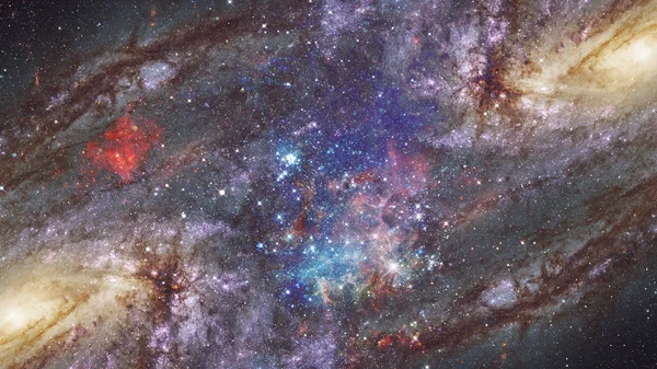 カラフルな宇宙の星雲です 美容銀河 Nasa から提供されたこのイメージの要素 — ストック写真