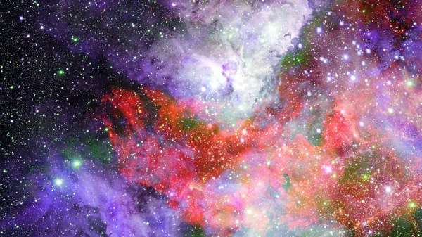 Bilimsel arka plan - galaxy ve boşluk bulutsu. Nasa tarafından döşenmiş bu görüntü unsurları