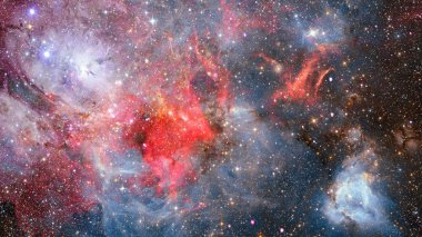 Evren yıldız, Bulutsusu ve galaxy ile dolu. Nasa tarafından döşenmiş bu görüntü unsurları.