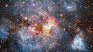 Uzayın derinliklerinin yıldızlı arka planı. Bu görüntünün elementleri NASA tarafından desteklenmektedir.