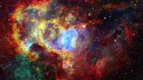 Nebula Stars Outer Space Astronomy Background Elements Image Furnished Nasa — Stock Photo, Image