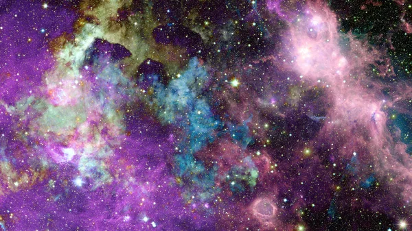 Nebula Stars Outer Space Abstract Sky Elements Image Furnished Nasa — Stock Photo, Image