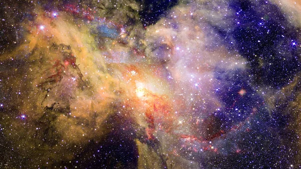 Starfield Polvo Estelar Espacio Nebuloso Fondo Creativo Galaxy Elementos Esta — Foto de Stock
